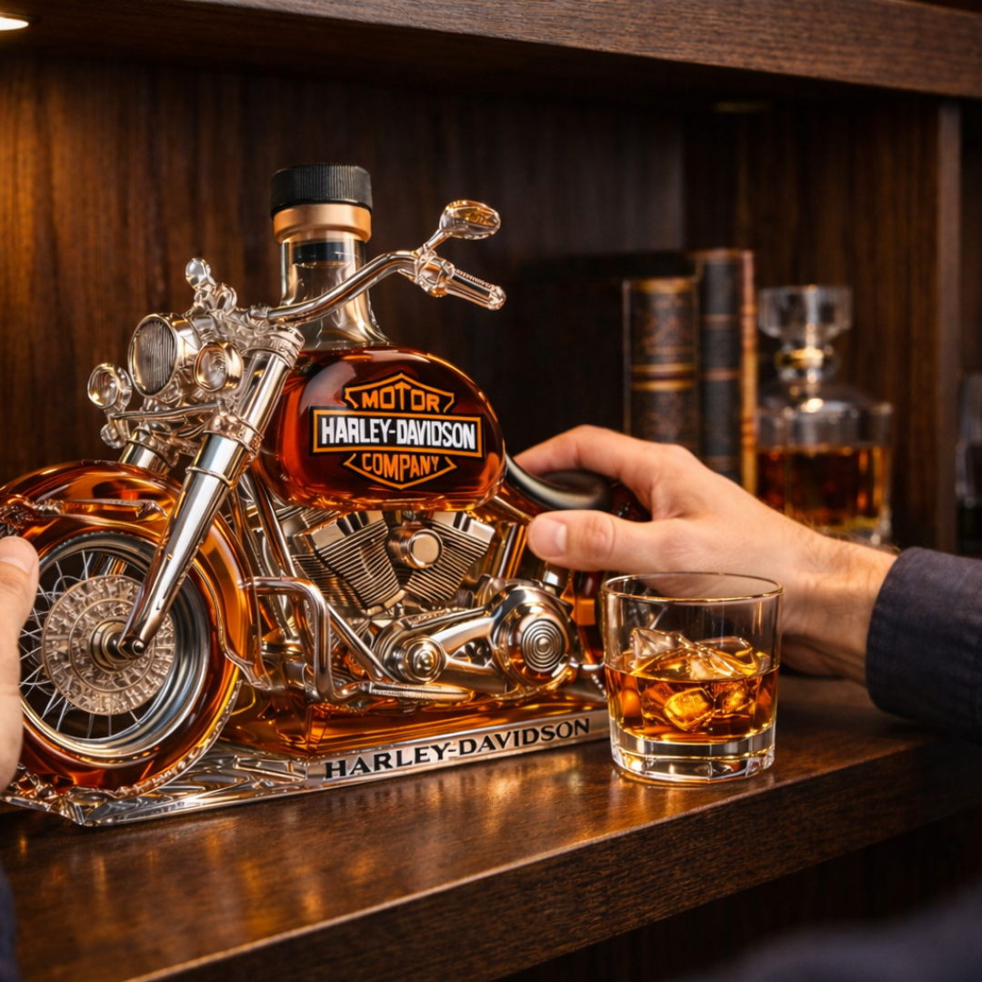 Whiskey Bottle - Motorcycle Edition