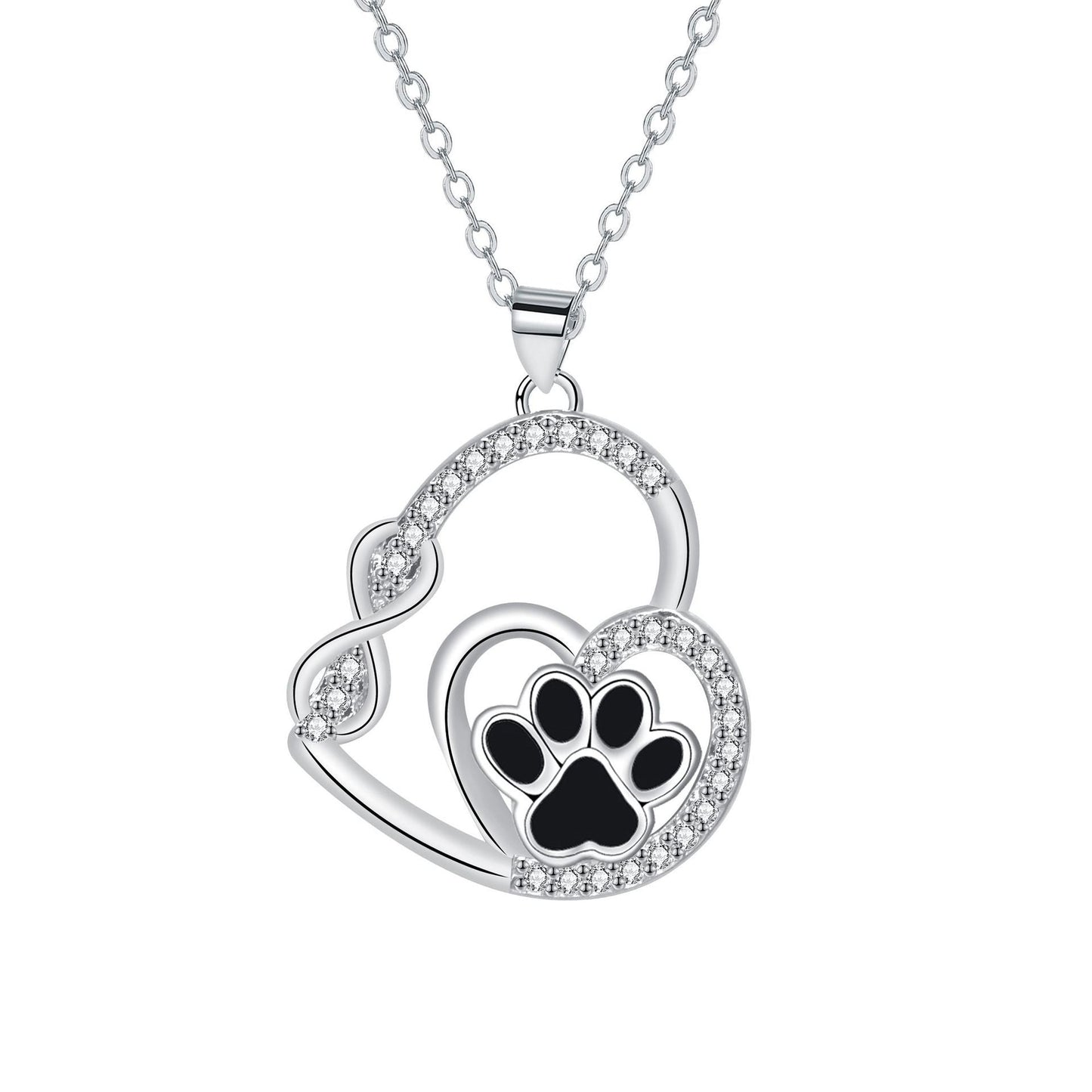 infinite love paw chain - forever connected