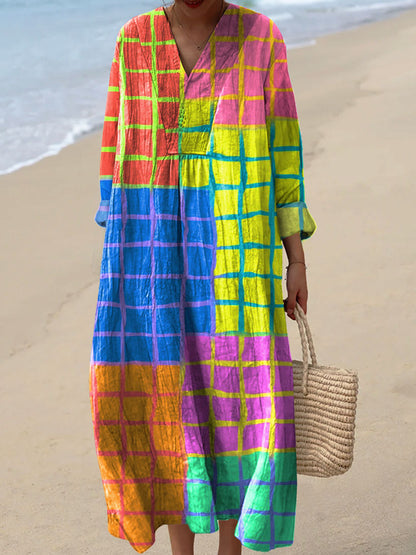 Fiorella | Dress with Multicolour Print