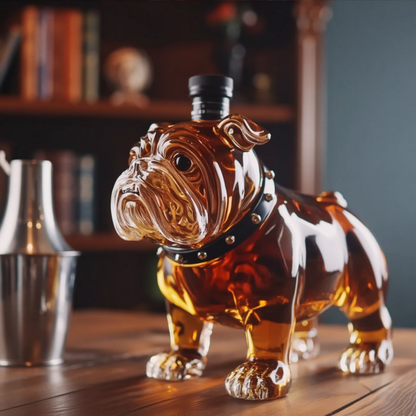 Whiskey Bottle - Bulldog Edition
