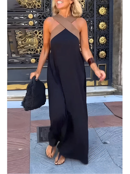 Esther - Maxi Dress with Halter Neck