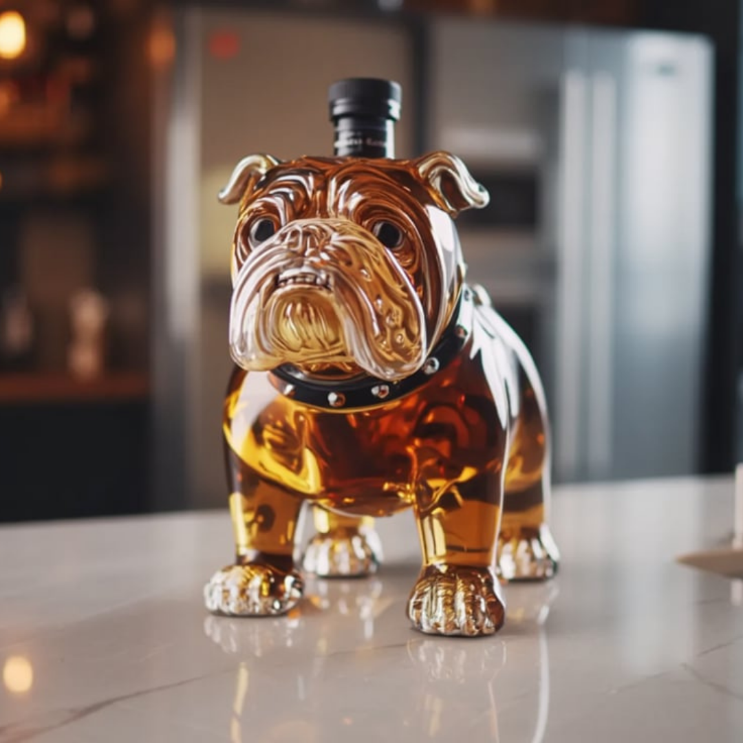 Whiskey Bottle - Bulldog Edition