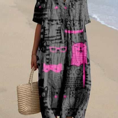 Martína｜Printed Dress