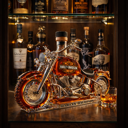 Whiskey Bottle - Motorcycle Edition