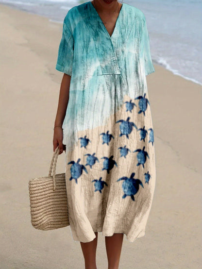 Kiara｜Printed Dress