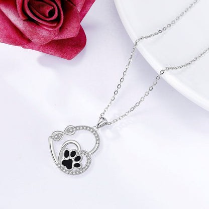 infinite love paw chain - forever connected