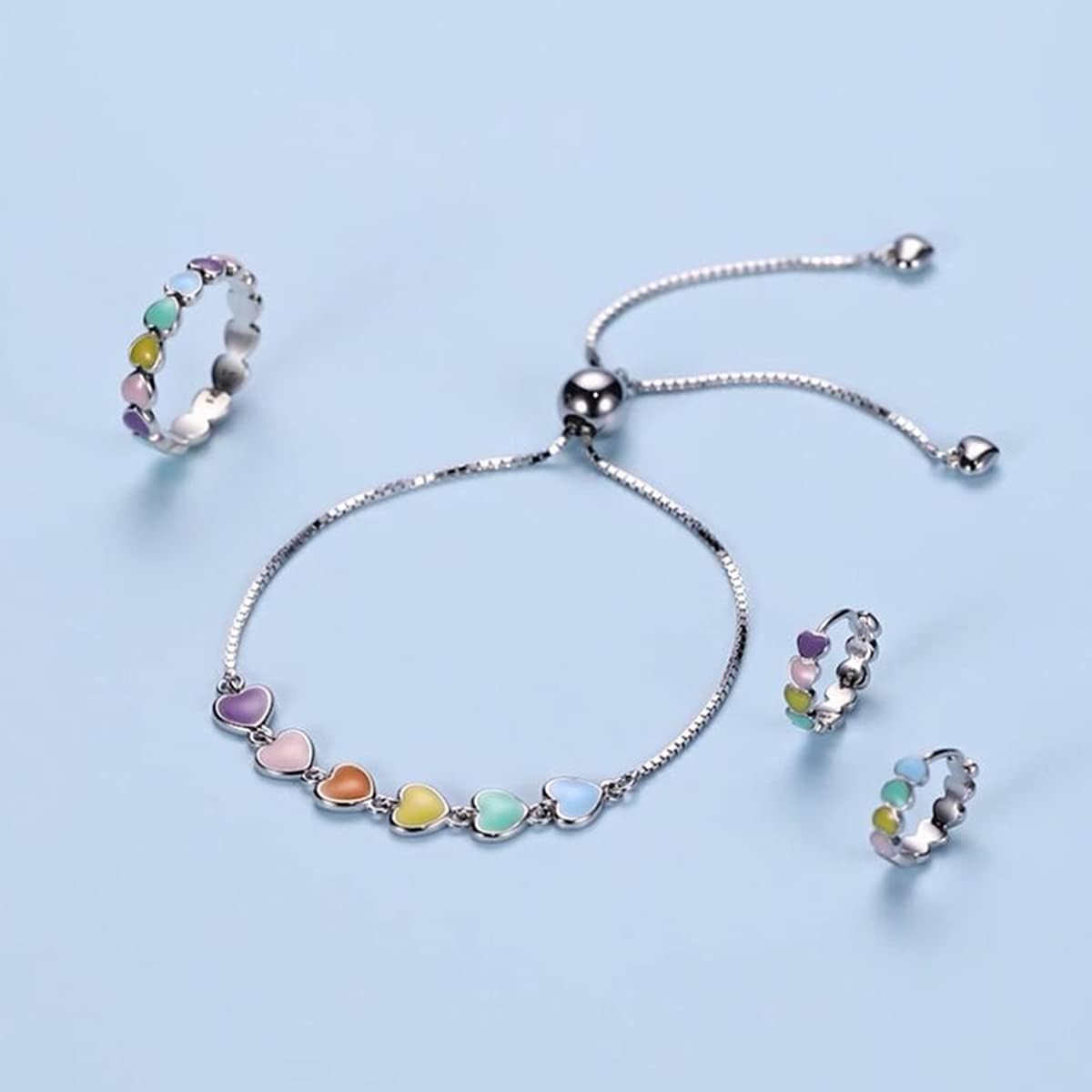 Sterling Silver Dog Paw Print Bracelet – Adjustable Bracelet