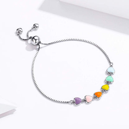 Sterling Silver Dog Paw Print Bracelet – Adjustable Bracelet