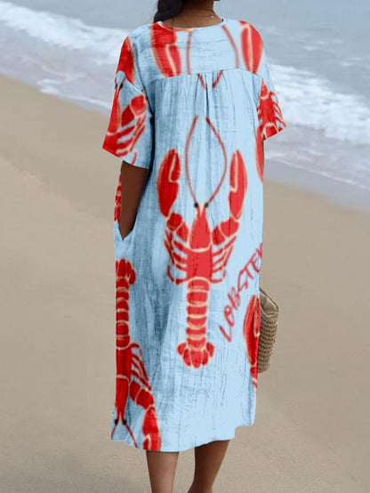 Nerea｜Printed Dress