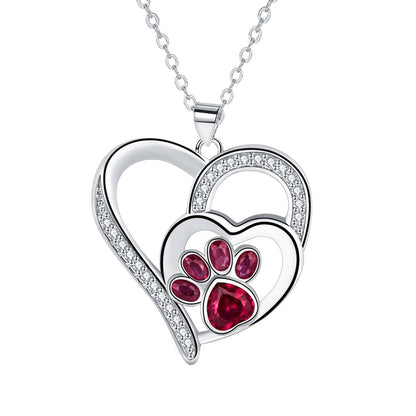 Paw Memories Necklace - Loving Connection