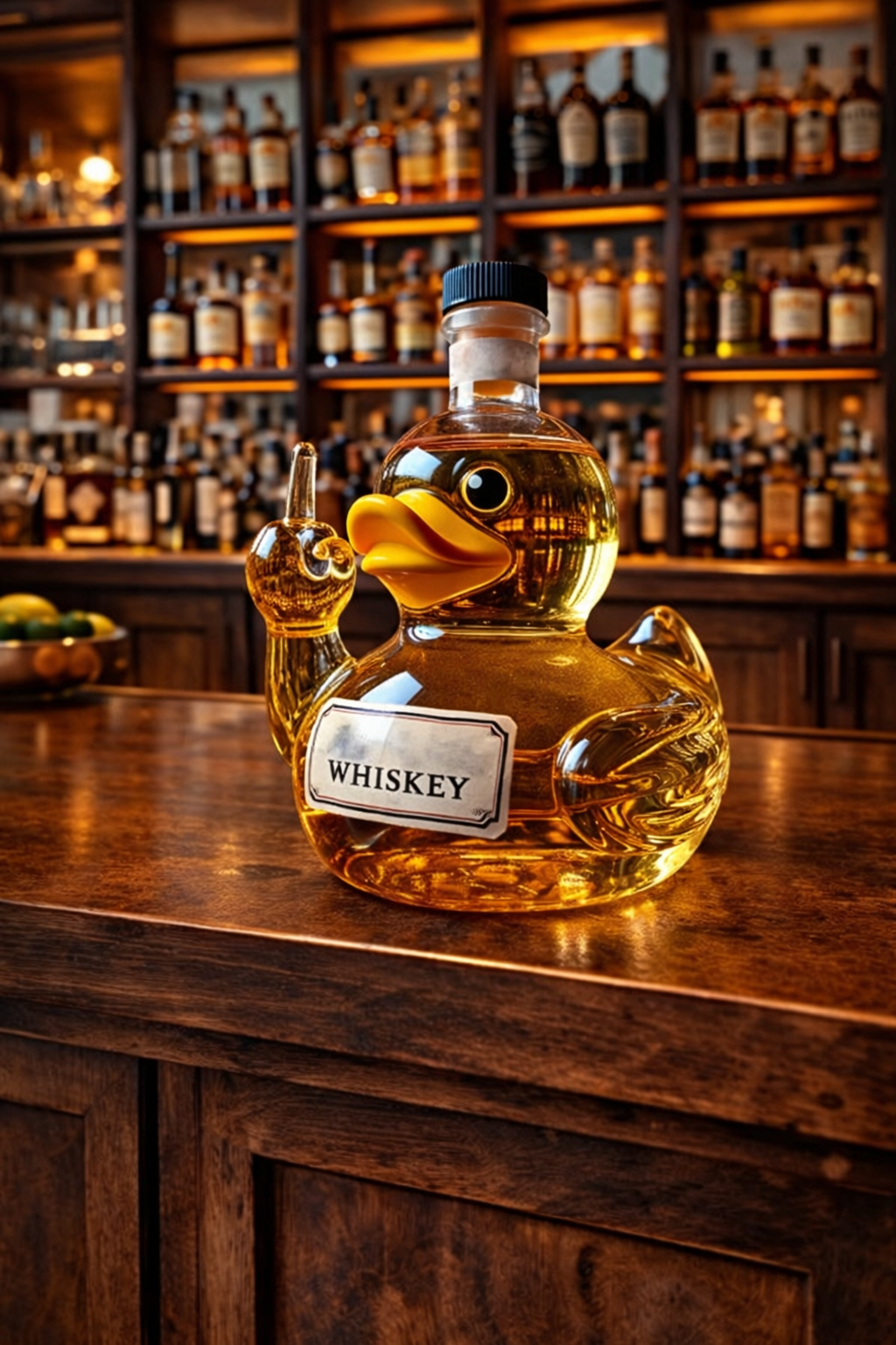 Whiskey Bottle - Rebel Duck Edition