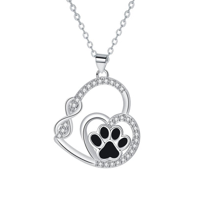 infinite love paw chain - forever connected