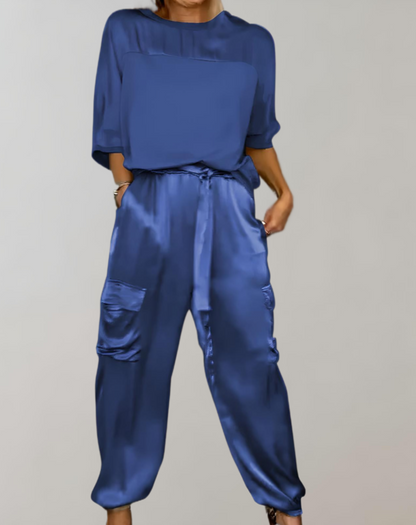Finley - Silky Soft Cargo Lounge Set