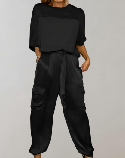 Finley - Silky Soft Cargo Lounge Set