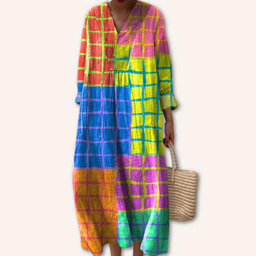 Fiorella | Dress with Multicolour Print