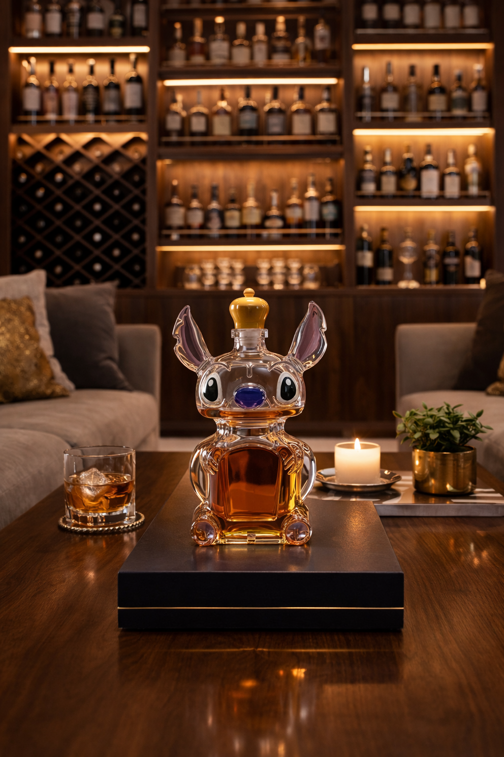 Whiskey Bottle – Stitch Edition