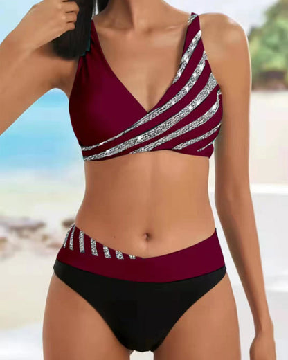 Aroha®- Printed Bikini in Warm Tones