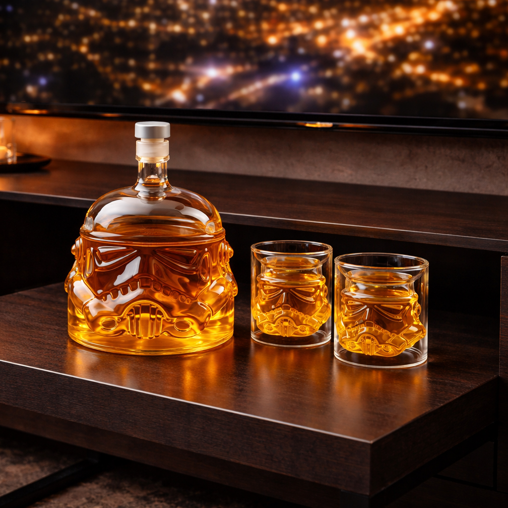 Whisky Bottle - Set Bottle and Glasses Edition