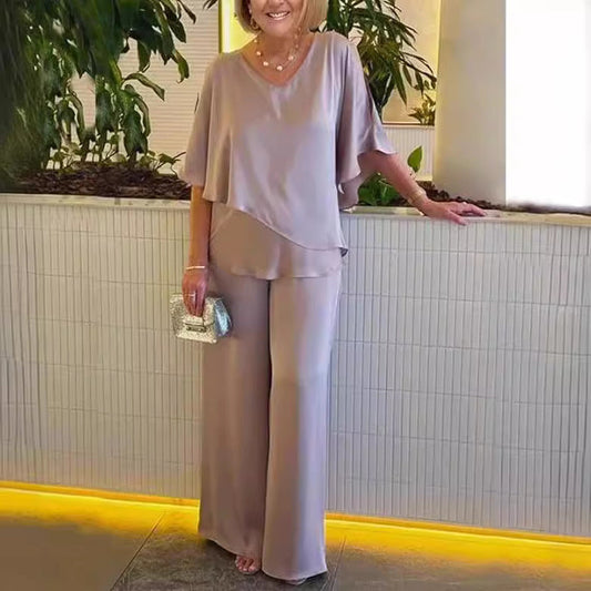 Martha - Comfortable Set with Wide Legs