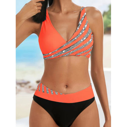 Zoë - Printed Halter Neck Swimwear