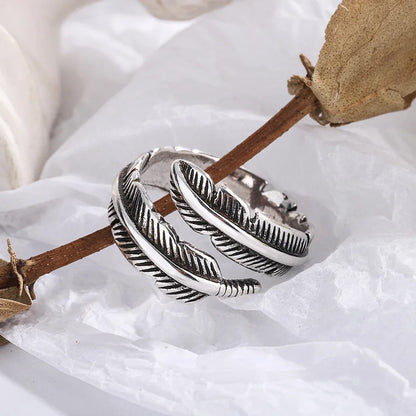 Feather from an Angel – Adjustable Memory Ring