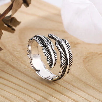 Feather from an Angel – Adjustable Memory Ring