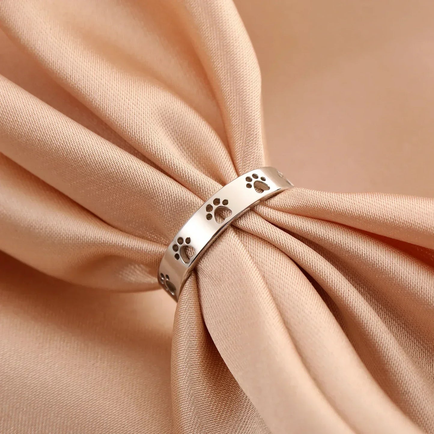 Stainless Steel Dog Ring for Women