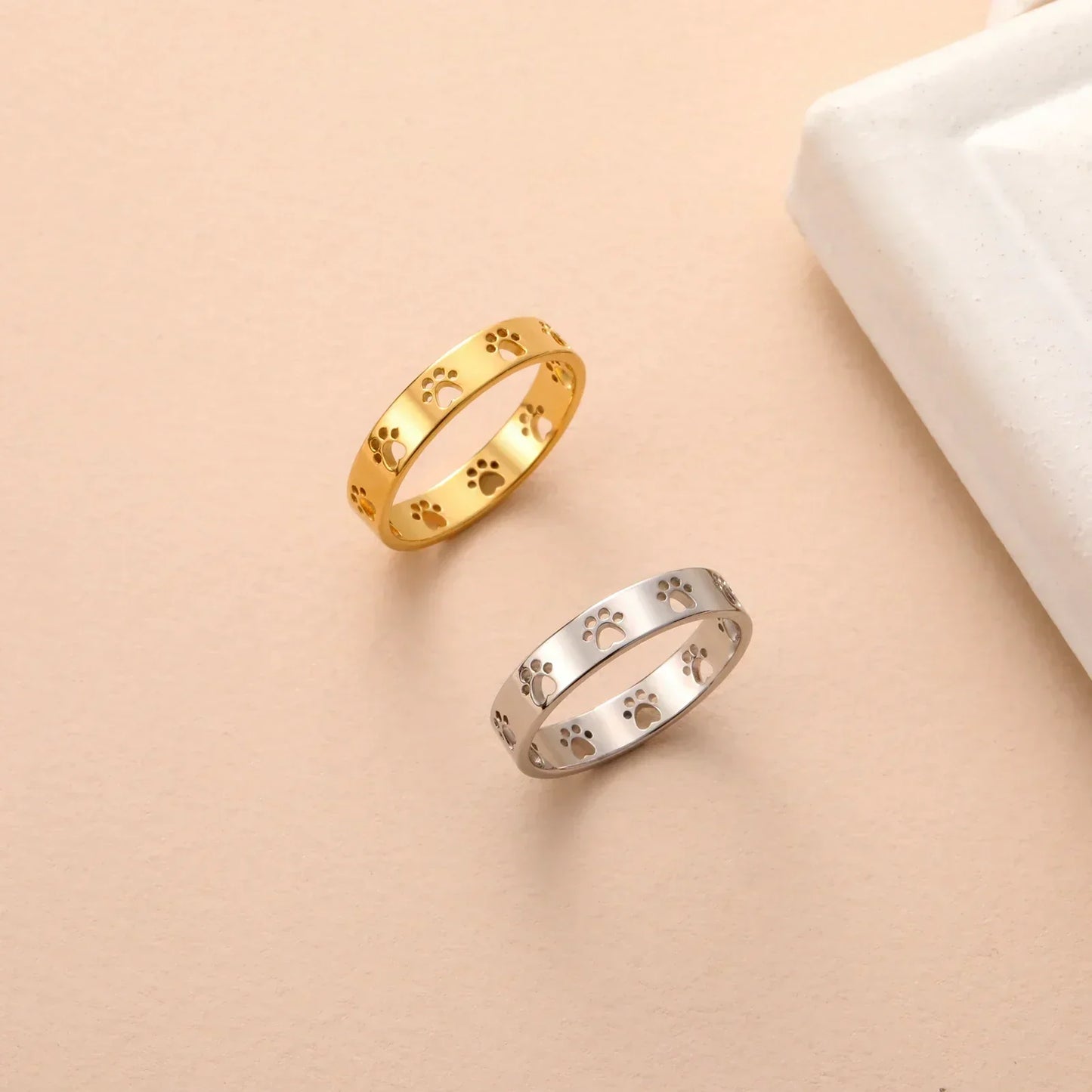 Stainless Steel Dog Ring for Women