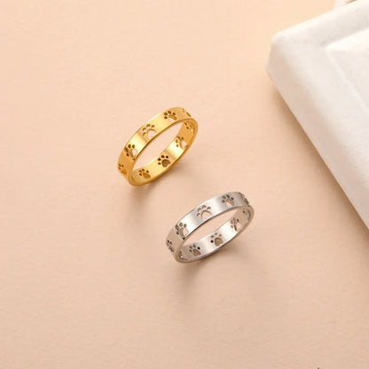 Stainless Steel Dog Ring for Women