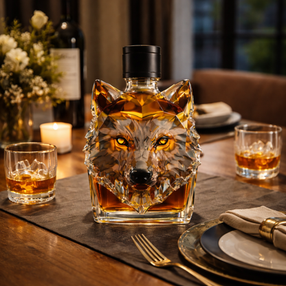 Whiskey Bottle - Wolf Edition