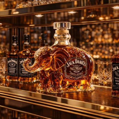 Jack Daniel's Whiskey Bottle - Elephant Edition