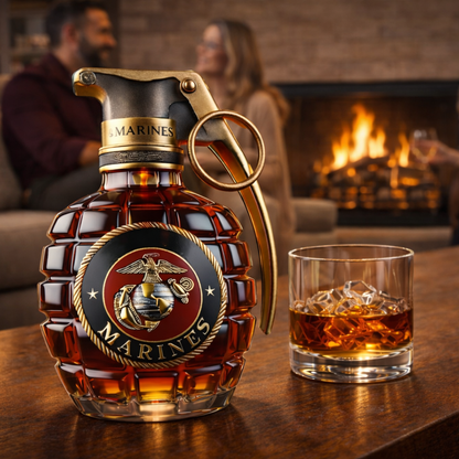 Whisky Bottle - Grenade Edition Marines