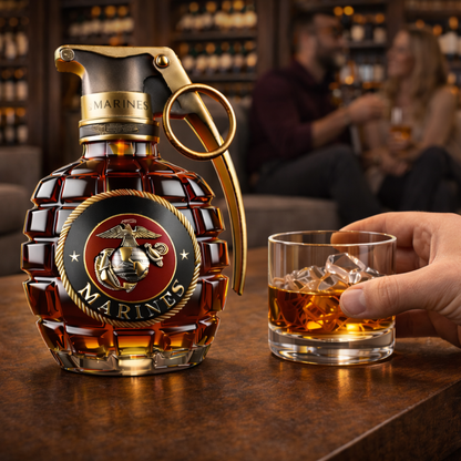 Whisky Bottle - Grenade Edition Marines