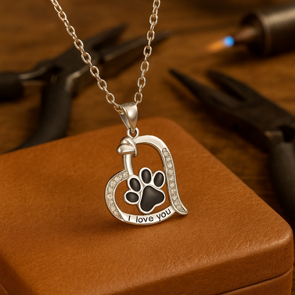 Hart & Poot Necklace - A Reminder of Loyal Companions