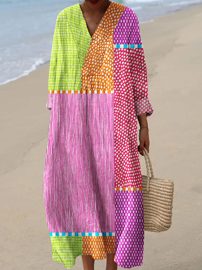 Renata | Multicoloured Printed Dress